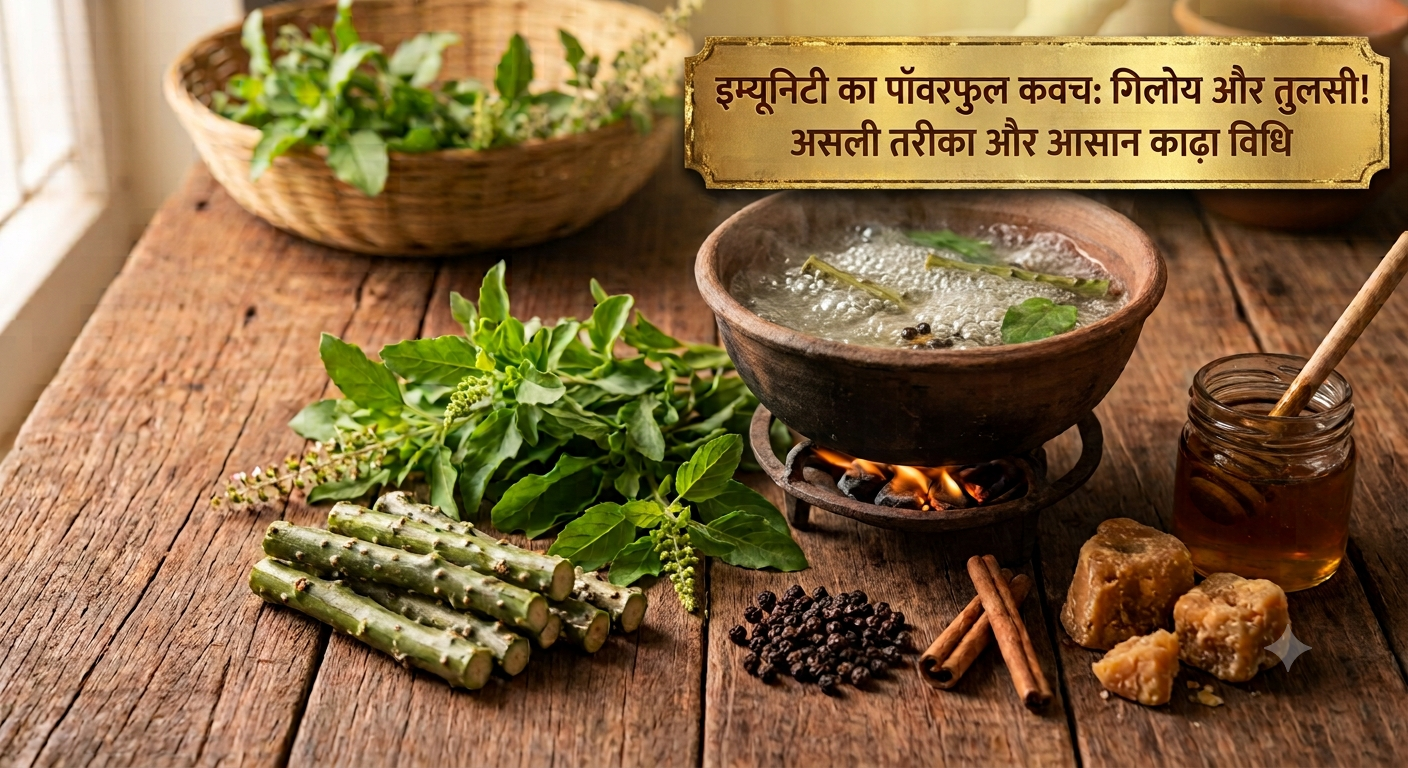गिलोय और तुलसी से इम्यूनिटी कैसे बढ़ाएं